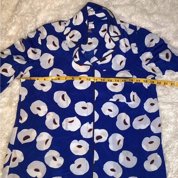 Olivia Palermo Chelsea28 silk  blouse size small - Picture 11 of 12